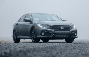 a car parked in a parking lot