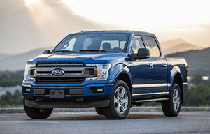 a car driving on a road