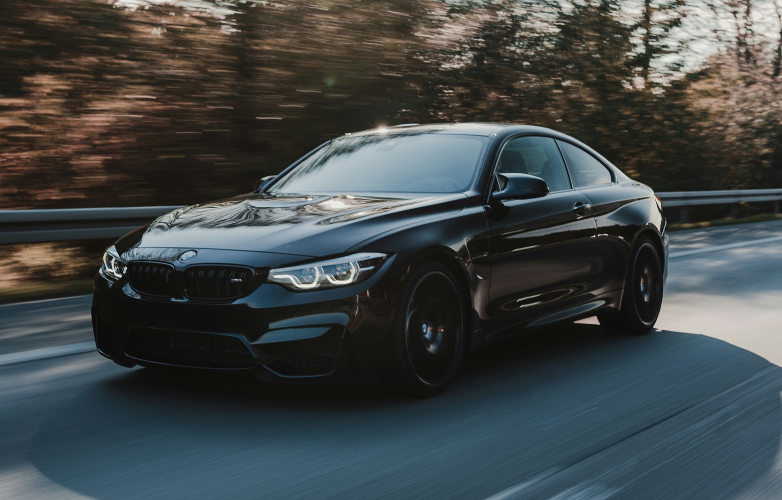 a car parked on the side of a road